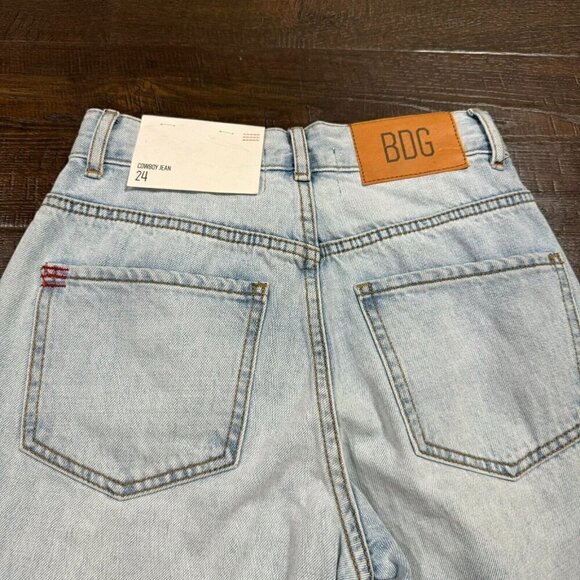 BDG x Isabel Urban Outfitters Cowboy Denim Jeans 5 Tie Dye Blue Size 24 - Picture 7 of 14